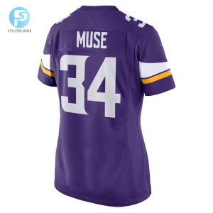 Womens Minnesota Vikings Nick Muse Nike Purple Home Game Player Jersey stylepulseusa 1 2