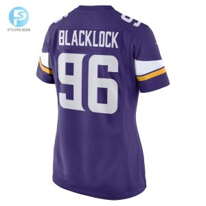 Womens Minnesota Vikings Ross Blacklock Nike Purple Game Player Jersey stylepulseusa 1 2