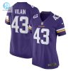 Womens Minnesota Vikings Luiji Vilain Nike Purple Game Player Jersey stylepulseusa 1