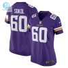 Womens Minnesota Vikings Josh Sokol Nike Purple Home Game Player Jersey stylepulseusa 1