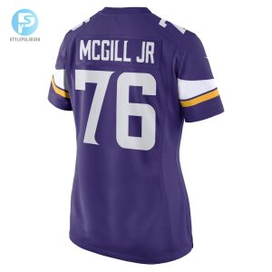 Womens Minnesota Vikings T.Y. Mcgill Jr. Nike Purple Game Player Jersey stylepulseusa 1 2