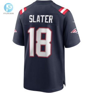 Mens New England Patriots Matthew Slater Nike Navy Game Player Jersey stylepulseusa 1 2