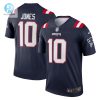 Mens New England Patriots Mac Jones Nike Navy Legend Jersey stylepulseusa 1
