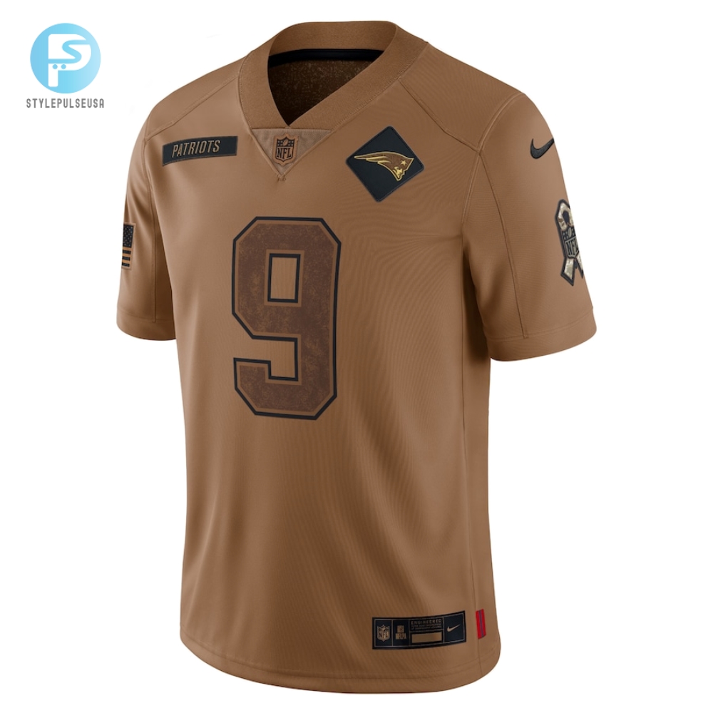 Mens New England Patriots Matthew Judon Nike Brown 2023 Salute To Service Limited Jersey 
