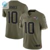 Mens New England Patriots Nike Olive 2022 Salute To Service Limited Jersey stylepulseusa 1