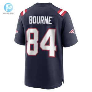 Mens New England Patriots Kendrick Bourne Nike Navy Game Jersey stylepulseusa 1 2