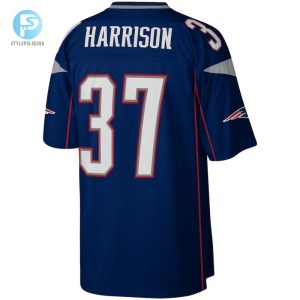 Mens New England Patriots Rodney Harrison Mitchell Ness Navy Legacy Replica Jersey stylepulseusa 1 2