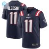 Mens New England Patriots Drew Bledsoe Nike Navy Game Retired Player Jersey stylepulseusa 1