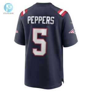 Mens New England Patriots Jabrill Peppers Nike Navy Game Player Jersey stylepulseusa 1 2