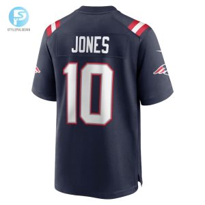 Mens New England Patriots Mac Jones Nike Navy Game Jersey stylepulseusa 1 2