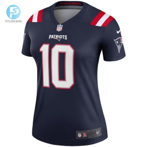 Womens New England Patriots Mac Jones Nike Navy Legend Jersey stylepulseusa 1 1