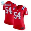 Womens New England Patriots Tedy Bruschi Nike Red Retired Game Jersey stylepulseusa 1