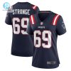 Womens New England Patriots Cole Strange Nike Navy Game Player Jersey stylepulseusa 1