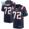 Mens New England Patriots Matt Light Nike Navy Game Retired Player Jersey stylepulseusa 1