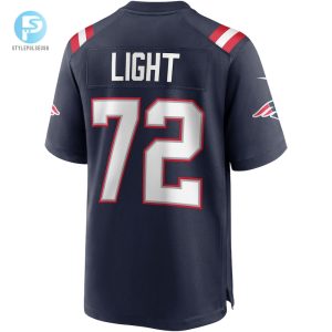 Mens New England Patriots Matt Light Nike Navy Game Retired Player Jersey stylepulseusa 1 2