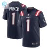 Mens New England Patriots Devante Parker Nike Navy Game Jersey stylepulseusa 1