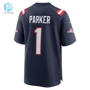 Mens New England Patriots Devante Parker Nike Navy Game Jersey stylepulseusa 1 2