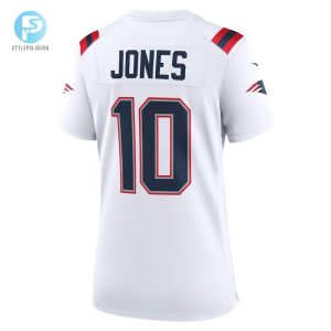 Womens New England Patriots Mac Jones Nike White Player Jersey stylepulseusa 1 2