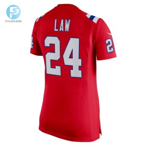 Womens New England Patriots Ty Law Nike Red Retired Game Jersey stylepulseusa 1 2