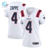 Womens New England Patriots Bailey Zappe Nike White Game Player Jersey stylepulseusa 1