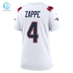 Womens New England Patriots Bailey Zappe Nike White Game Player Jersey stylepulseusa 1 2