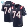 Mens New England Patriots Riley Reiff Nike Navy Game Jersey stylepulseusa 1