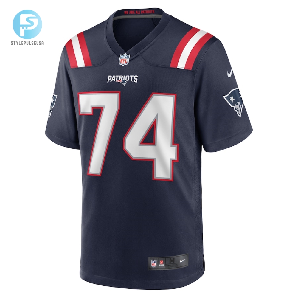 Mens New England Patriots Riley Reiff Nike Navy Game Jersey 