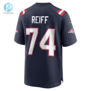 Mens New England Patriots Riley Reiff Nike Navy Game Jersey stylepulseusa 1 2