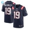 Mens New England Patriots Trace Mcsorley Nike Navy Game Player Jersey stylepulseusa 1