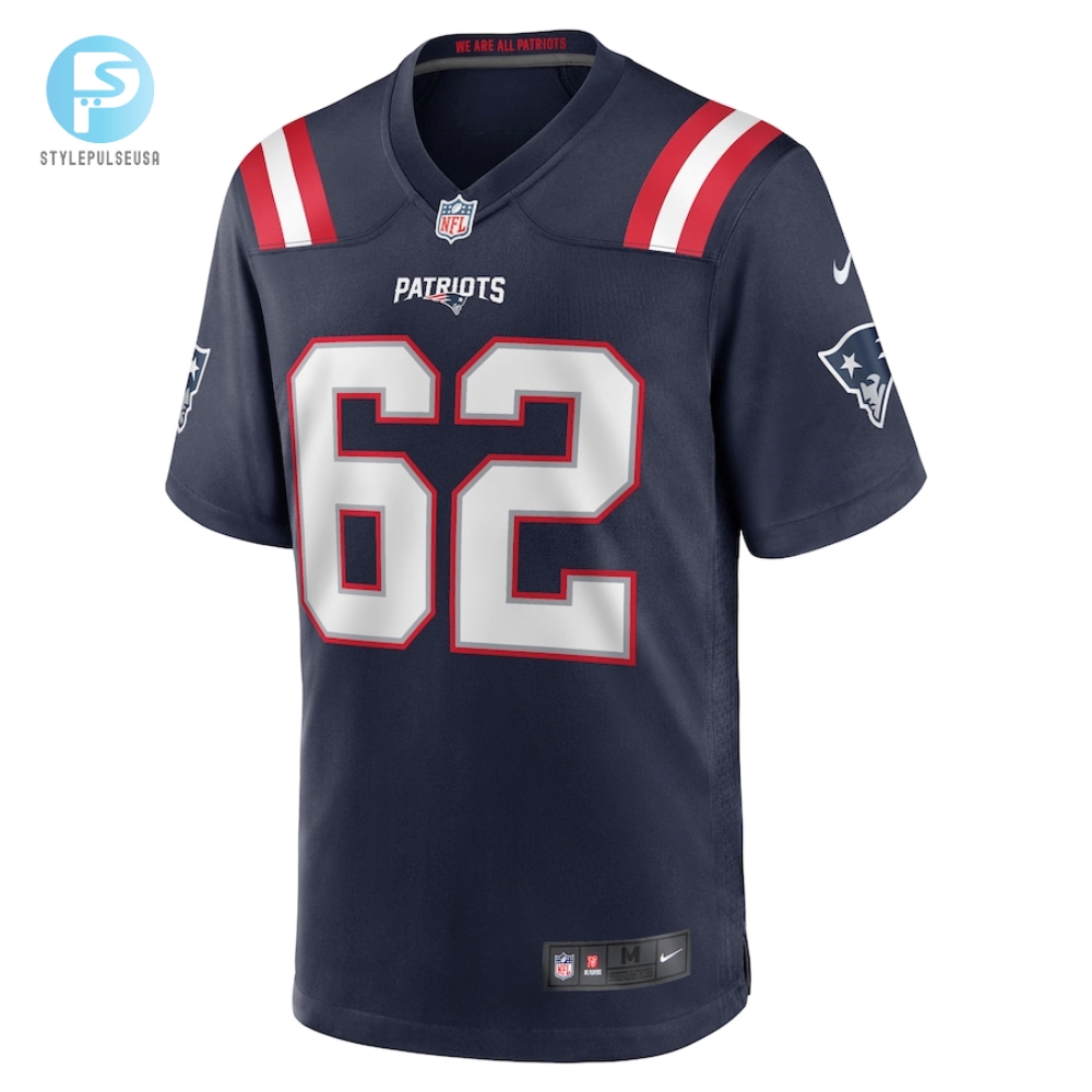 Mens New England Patriots Sidy Sow Nike Navy Team Game Jersey 