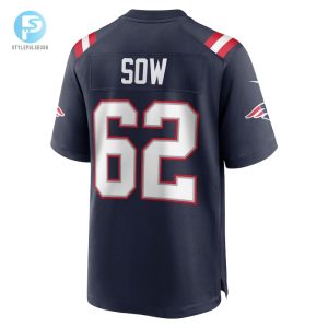 Mens New England Patriots Sidy Sow Nike Navy Team Game Jersey stylepulseusa 1 2