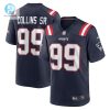 Mens New England Patriots Jamie Collins Sr. Nike Navy Home Game Player Jersey stylepulseusa 1