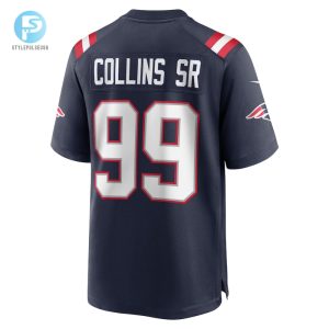 Mens New England Patriots Jamie Collins Sr. Nike Navy Home Game Player Jersey stylepulseusa 1 2