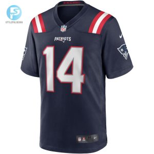 Mens New England Patriots Steve Grogan Nike Navy Game Retired Player Jersey stylepulseusa 1 1