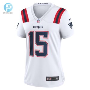 Womens New England Patriots Ezekiel Elliott Nike White Game Player Jersey stylepulseusa 1 1