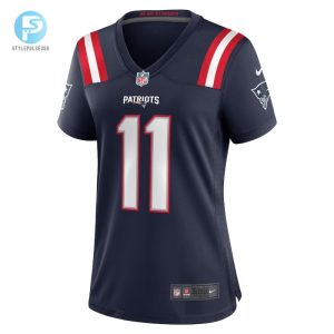 Womens New England Patriots Tyquan Thornton Nike Navy Game Player Jersey stylepulseusa 1 1