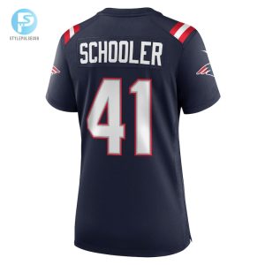 Womens New England Patriots Brenden Schooler Nike Navy Game Player Jersey stylepulseusa 1 2