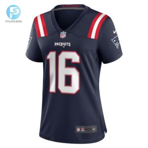 Womens New England Patriots Malik Cunningham Nike Navy Team Game Jersey stylepulseusa 1 1