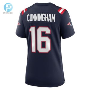 Womens New England Patriots Malik Cunningham Nike Navy Team Game Jersey stylepulseusa 1 2