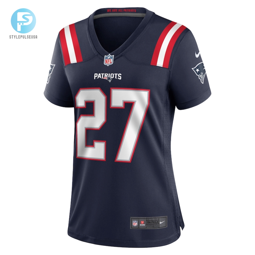 Womens New England Patriots Myles Bryant Nike Navy Game Player Jersey 