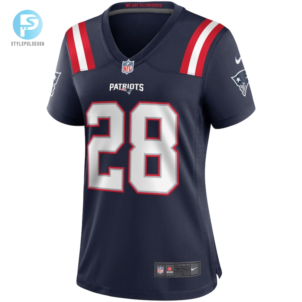 Womens Nike James White New England Patriots Navy Game Jersey 