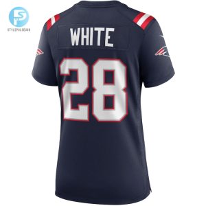 Womens Nike James White New England Patriots Navy Game Jersey stylepulseusa 1 2