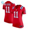 Womens New England Patriots Drew Bledsoe Nike Red Retired Game Jersey stylepulseusa 1