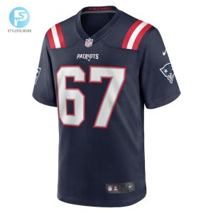 Mens New England Patriots Jake Andrews Nike Navy Team Game Jersey stylepulseusa 1 1