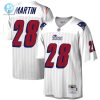 Mens New England Patriots Curtis Martin Mitchell Ness White Legacy Replica Jersey stylepulseusa 1