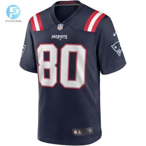 Mens New England Patriots Troy Brown Nike Navy Game Retired Player Jersey stylepulseusa 1 4