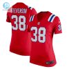 Womens New England Patriots Rhamondre Stevenson Nike Red Alternate Game Player Jersey stylepulseusa 1