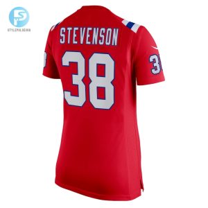 Womens New England Patriots Rhamondre Stevenson Nike Red Alternate Game Player Jersey stylepulseusa 1 2