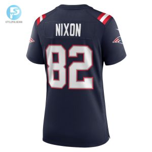 Womens New England Patriots Tre Nixon Nike Navy Player Game Jersey stylepulseusa 1 2