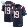 Mens New England Patriots Garrett Gilbert Nike Navy Home Game Player Jersey stylepulseusa 1